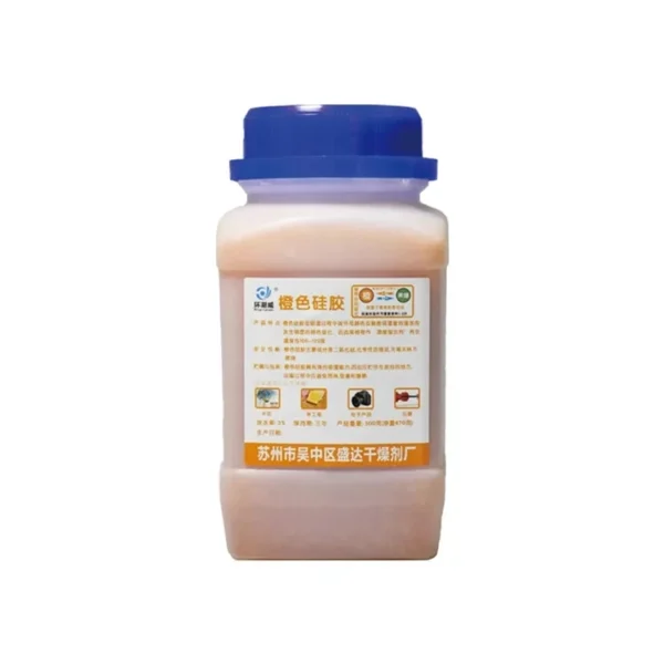 500g สีฟ้า/ใส/สีส้มกันน้ําซิลิกาเจลลูกปัดขวดความชื้นอิเล็กทรอนิกส์ผลิตภัณฑ์สารดูดความชื้นลดความชื้น - Image 5