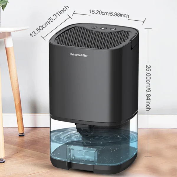 Air เครื่องลดความชื้นแบบพกพา Mute ความชื้น Absorbers เครื่อง Air สําหรับห้องนอนหน้าแรกห้องครัว Deodorizer เครื่องเป่า EU/US Plug - Image 6