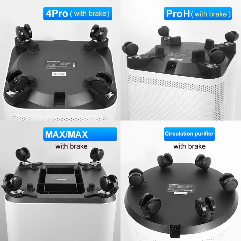 เครื่องฟอกอากาศฐานล้อสำหรับ Xiaomi MiJia เครื่องฟอกอากาศ1/2/2S/3C/3H pro/4/4Pro/4Lite/F1/Max/ProH โทรศัพท์มือถือลูกกลิ้งล้อเลื่อน - Image 6