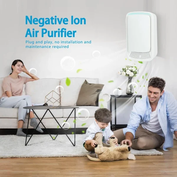 A16F-Air Ionizers สําหรับ Home Plug In เครื่องฟอกอากาศสําหรับ Home Quiet และเครื่องฟอกอากาศแบบพกพาสําหรับห้องนอนสัตว์เลี้ยงห้องครัว - Image 6