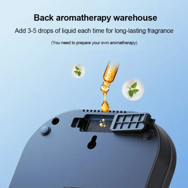 เครื่องฟอกอากาศ Xiaomi Youpin เครื่องผลิตโอโซนแบบชาร์จไฟได้พร้อมการบำบัดด้วยรังสียูวีไอออนลบเครื่องกำจัดกลิ่นควันฟอร์มาลดีไฮด์ - Image 6