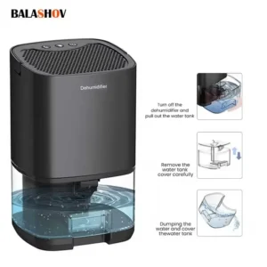 Air เครื่องลดความชื้นแบบพกพา Mute ความชื้น Absorbers เครื่อง Air สําหรับห้องนอนหน้าแรกห้องครัว Deodorizer เครื่องเป่า EU/US Plug