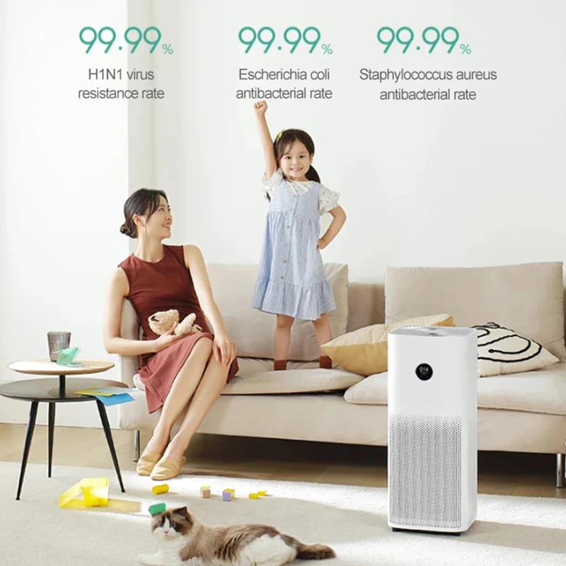 Xiaomi Mijia เครื่องฟอกอากาศ 4 Pro Purification เครื่องกรองอากาศ Antiviral Purify Air Mi - Image 4